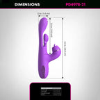 Pipedream Fantasy For Her IntiMotion Pulse Pro USB Rechargeable Swirling & Flicking Rabbit Vibrator Pipedream