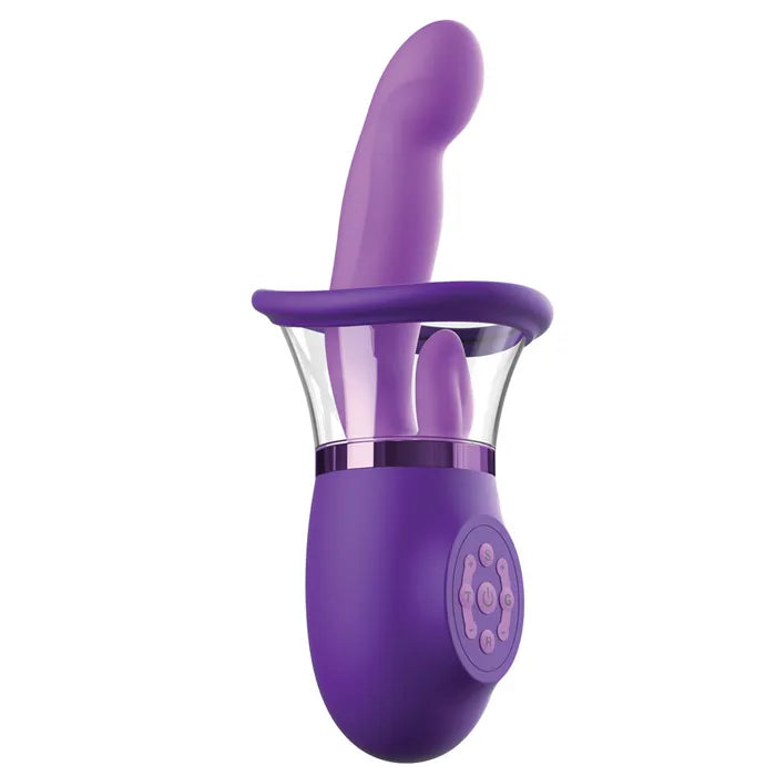 Pipedream Fantasy For Her Ultimate Pleasure Pro Plus USB Rechargeable Sucking Licking & Flicking Vibrator Pipedream Main image