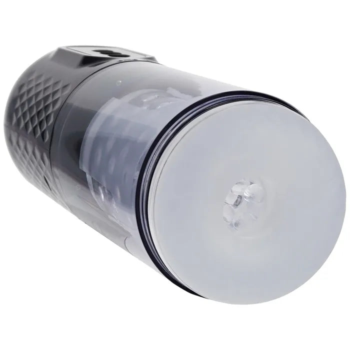 PUMPED Vortex Gunmetal USB Rechargeable Sucking Rotating & Thrusting Auto Masturbator Shots Toys