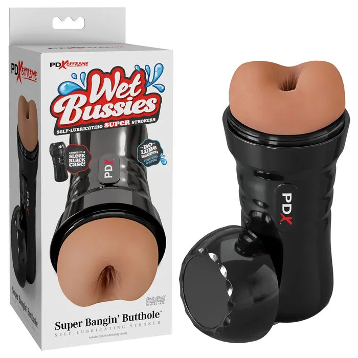 Pipedream PDX Wet Bussies Super Bangin Butt Light Anal Stroker Pipedream