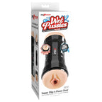 Pipedream PDX Wet Pussies Super Flip A Pussy Over Light Dual Ended Stroker Vagina & Ass Pipedream
