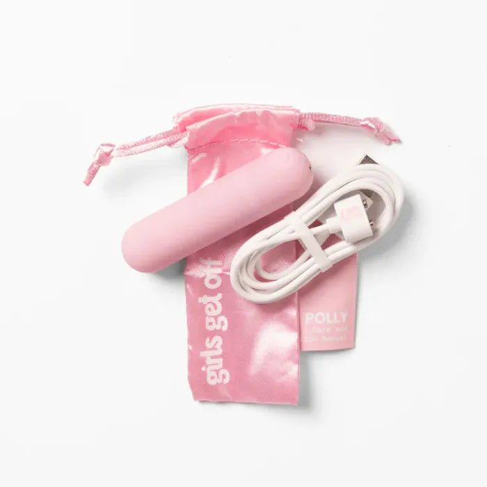 Girls Get Off Polly USB Rechargeable Bullet Vibrator Pink Girls Get Off