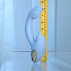 Playboy Pleasure SAPPHIRE SKY USB Rechargeable Vibrator With Double Tongue Stimulator Playboy Pleasure