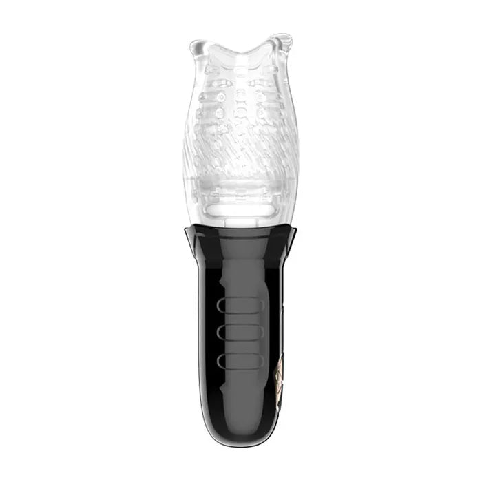 Adam & Eve Adam's Gawk Gawk USB Rechargeable Rotating Masturbator Clear Secondary image