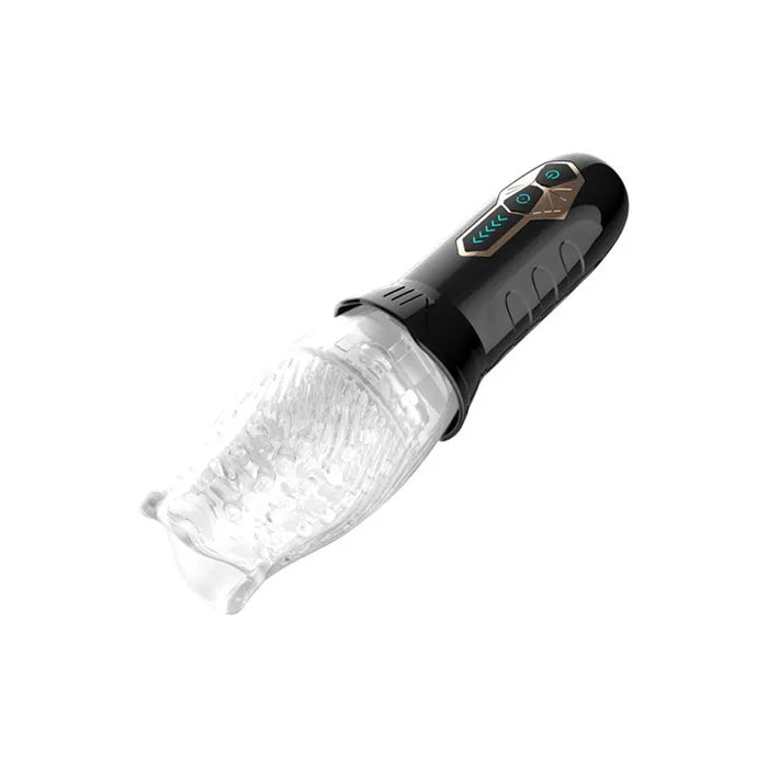 Adam & Eve Adam's Gawk Gawk USB Rechargeable Rotating Masturbator Clear Adam & Eve