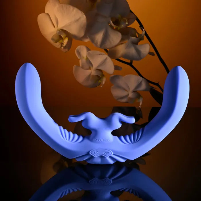 Evolved LOVEBIRDS USB Rechargeable Double Ended Rabbit Vibrator With Remote Secondary image