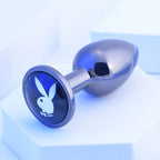 Playboy Pleasure TUX Butt Plug Metal 7.4cm Small Playboy Pleasure