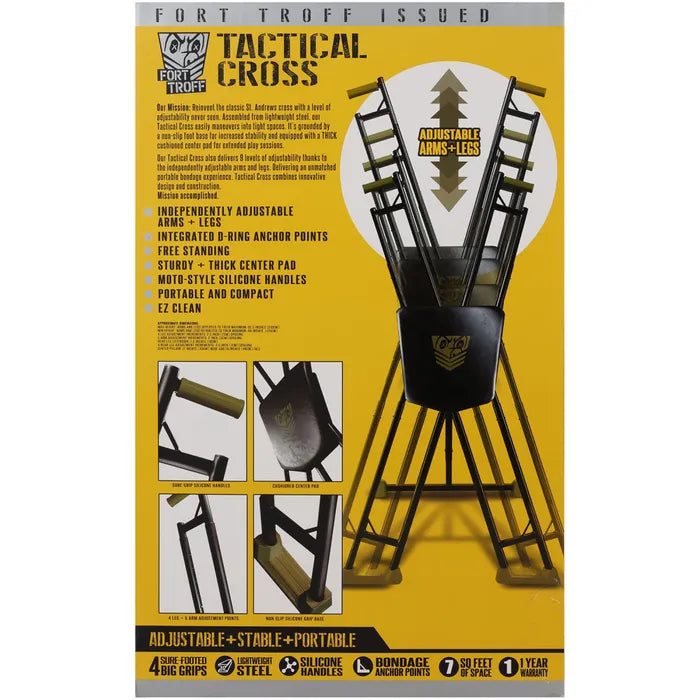 Doc Johnson Fort Troff Tactical Cross Adjustable Cross Restraint Secondary image