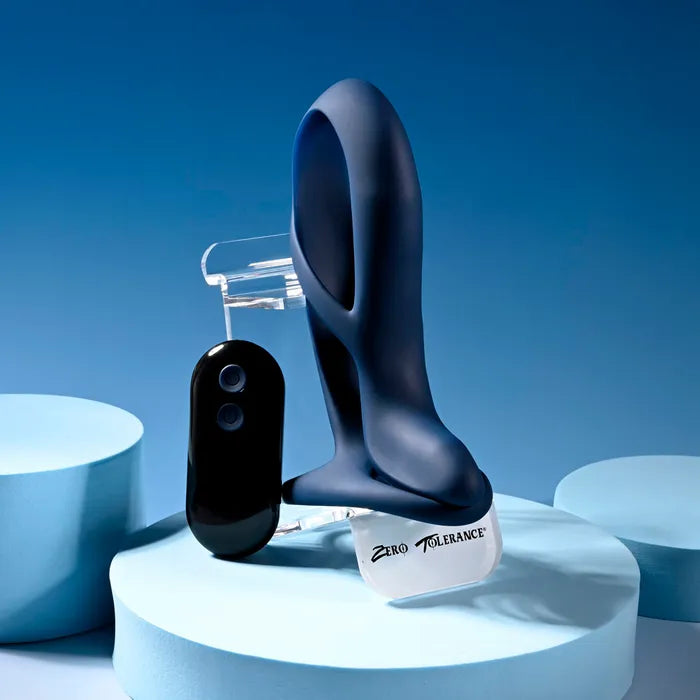 Zero Tolerance BIG TIME USB Rechargeable Vibrating Penis Sleeve With Wireless Remote Zero Tolerance Main image