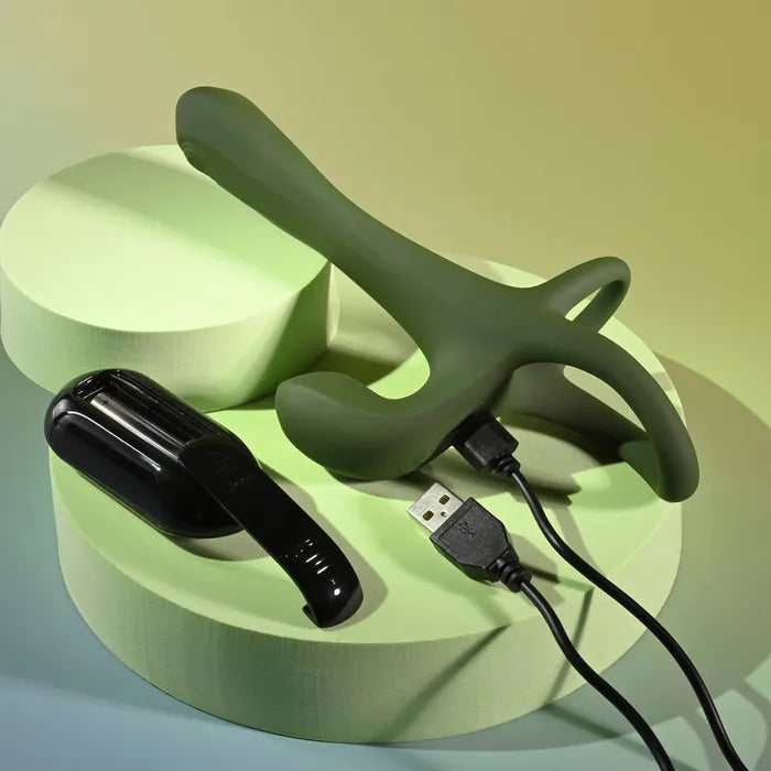Zero Tolerance STRAP TAP & GO USB Rechargeable Vibrating & Tapping Penis Sleeve With Wireless Remote Zero Tolerance