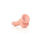Shots Toys REALROCK Realistic Regular Curved Dong With Balls 8 Inch Shots Toys