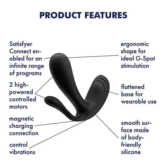 Satisfyer Top Secret + Wearable Vibrator With App Control Secondary image
