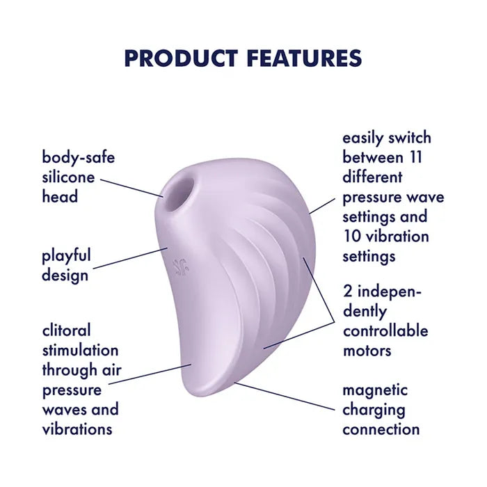 Satisfyer Pearl Diver USB Rechargeable Air Pulsation Stimulator Satisfyer