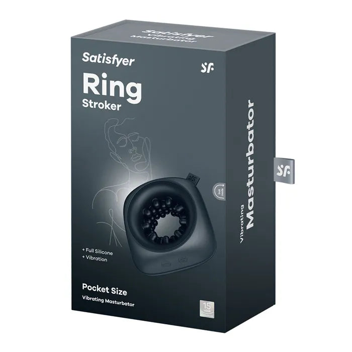 Satisfyer Ring Stroker Rechargeable Vibrating Masturbator Satisfyer