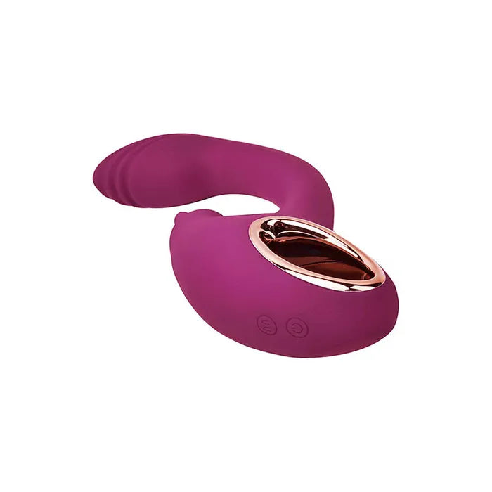 Adam & Eve ROSE GOLD CLIT TICKLER USB Rechargeable Rabbit Vibrator Adam & Eve