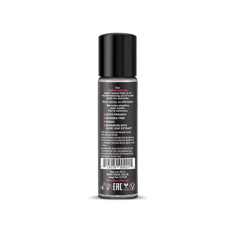 Wicked Aqua Watermelon Flavoured Water Based Lubricant 1 Oz Bottle Wicked