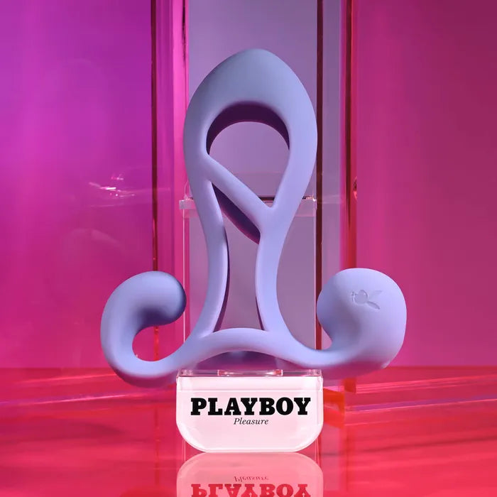 Playboy Pleasure FANTASY CAGE USB Rechargeable Vibrating Penis Sleeve Playboy Pleasure Main image