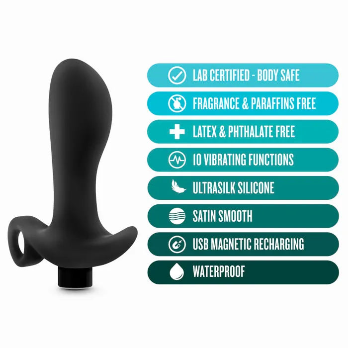 Anal Adventures Platinum Vibrating Prostate Massager 01 10.8cm Secondary image