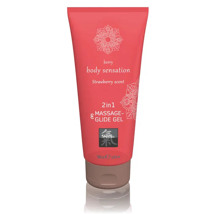 Hot Production SHIATSU 2 In 1 Massage & Glide Gel 200ml Hot Production