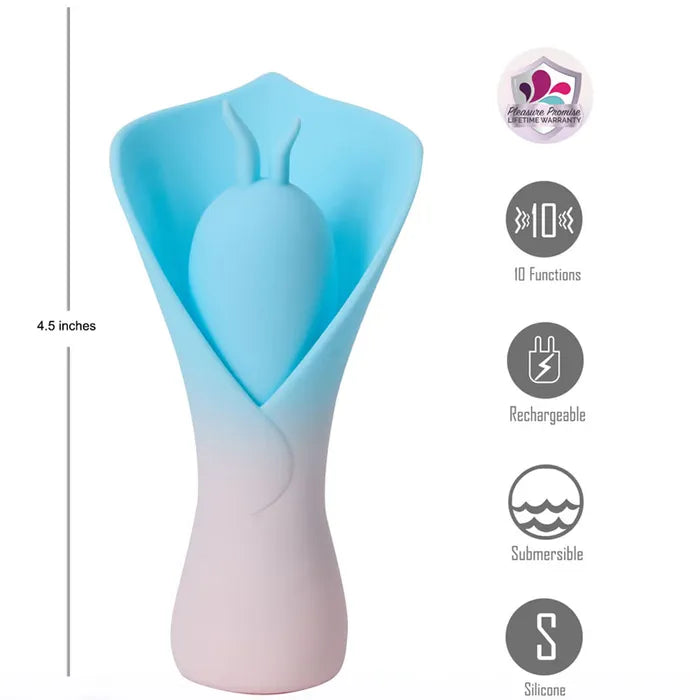 Maia MINA USB Rechargeable Fluttering Flower Stimulator Secondary image