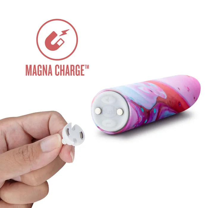 Blush Novelties Limited Addiction Fascinate Power Vibe USB Rechargeable Bullet Vibrator 10.2cm Blush Novelties