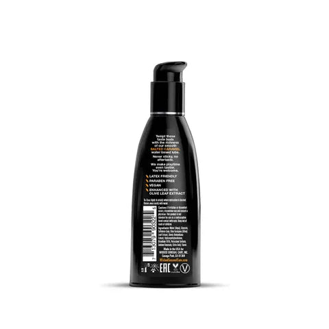 Wicked Aqua Salted Caramel Flavoured Water Based Lubricant 2 Oz Bottle Wicked