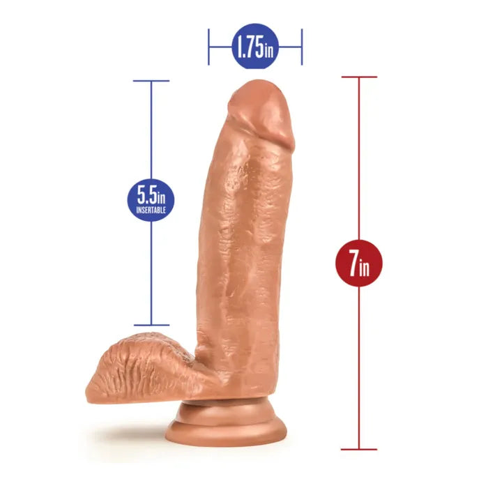 Blush Novelties Coverboy Manny The Fireman Dong 6.75 Inch Blush Novelties