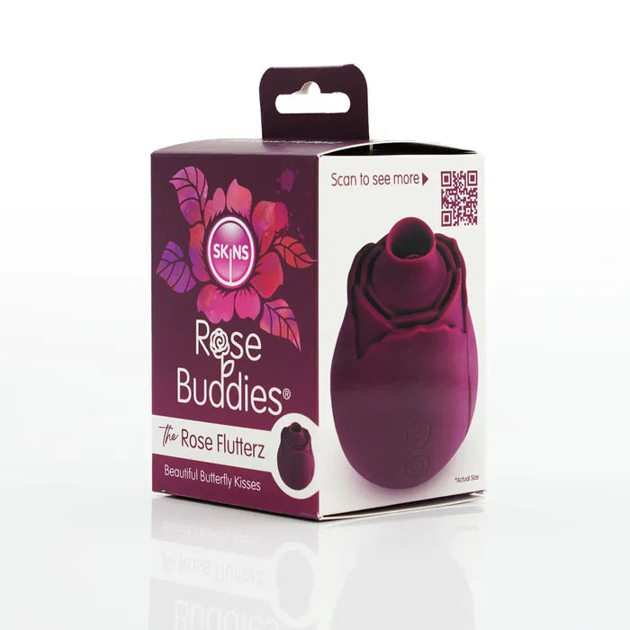 Creative Conceptions Skins Rose Buddies The Rose Flutterz USB Rechargeable Flicking Rose Stimulator Creative Conceptions