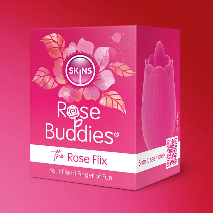 Creative Conceptions Skins Rose Buddies The Rose Flix USB Rechargeable Flicking Rose Stimulator Creative Conceptions