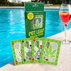 Little Genie Pot Leaf Waterproof Novelty Playing Cards Little Genie