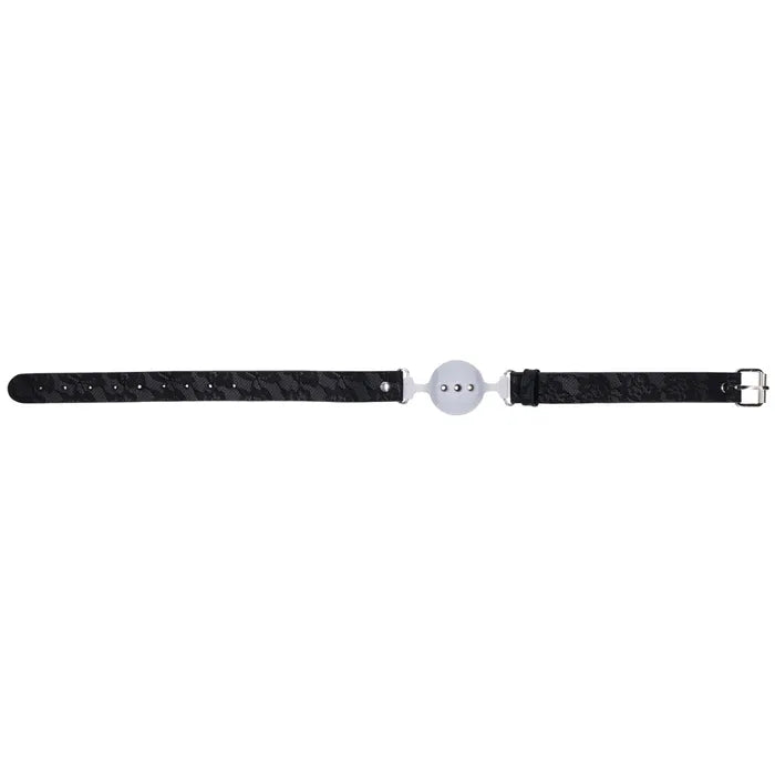 Sportsheets Sex & Mischief Lace Silicone Breathable Ball Gag Mouth Restraint Sportsheets