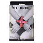 Sportsheets S&M Exs & Ohs Cross Cuffs Restraints Sportsheets