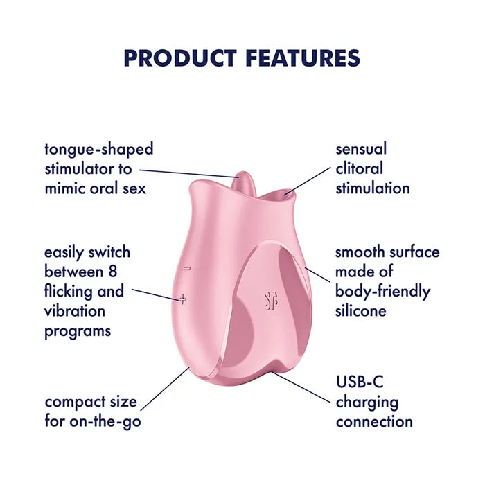 Satisfyer Tongue Lover USB Rechargeable Flicking Stimulator Secondary image