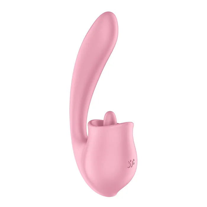 Satisfyer Tongue Genius USB Rechargeable Vibrator With Flicking Clit Stimulator Satisfyer Main image