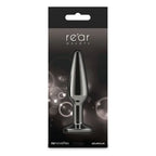 NS Novelties Rear Assets Tapered Medium Butt Plug Gunmetal NS Novelties