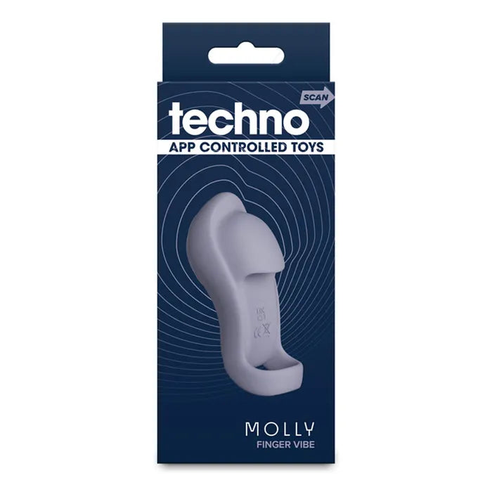 NS Novelties Techno Molly USB Rechargeable Finger Stimulator With App Control Secondary image