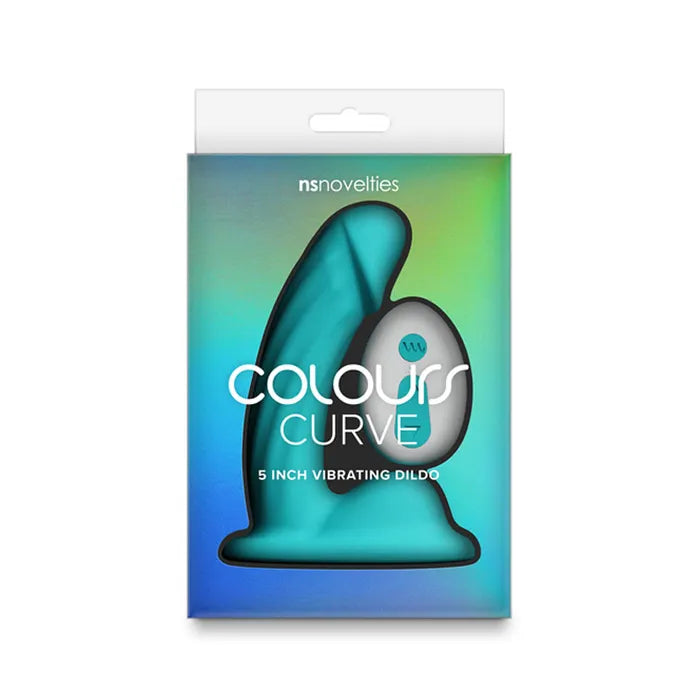 NS Novelties Colours Curve USB Rechargeable Vibrating Dildo With Wireless Remote 5 Inch Secondary image