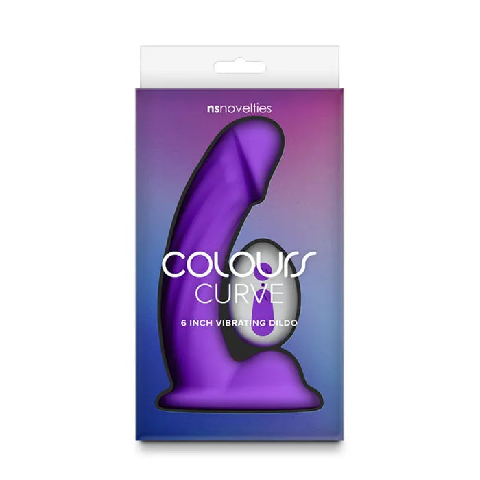 NS Novelties Colours Curve USB Rechargeable Vibrating Dildo With Wireless Remote 6 Inch Secondary image