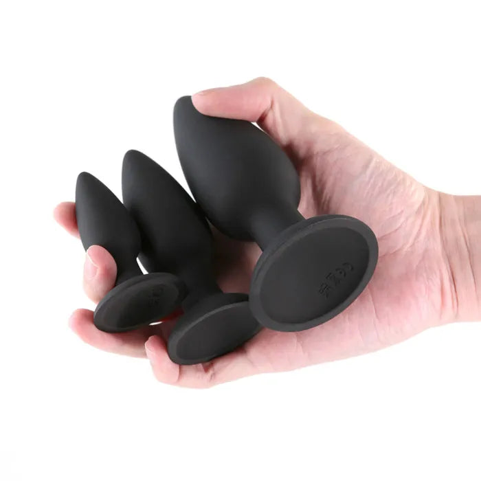 NS Novelties Renegade Triple Strike Kit Butt Plugs Set Of 3 Sizes NS Novelties