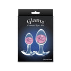 NS Novelties Glams Cosmic Butt Plugs Set Of 2 Sizes NS Novelties