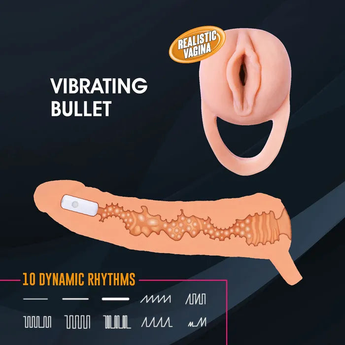 Excellent Power Extendor+ Vibrating Penis Extender & Stroker 2 Inch Excellent Power