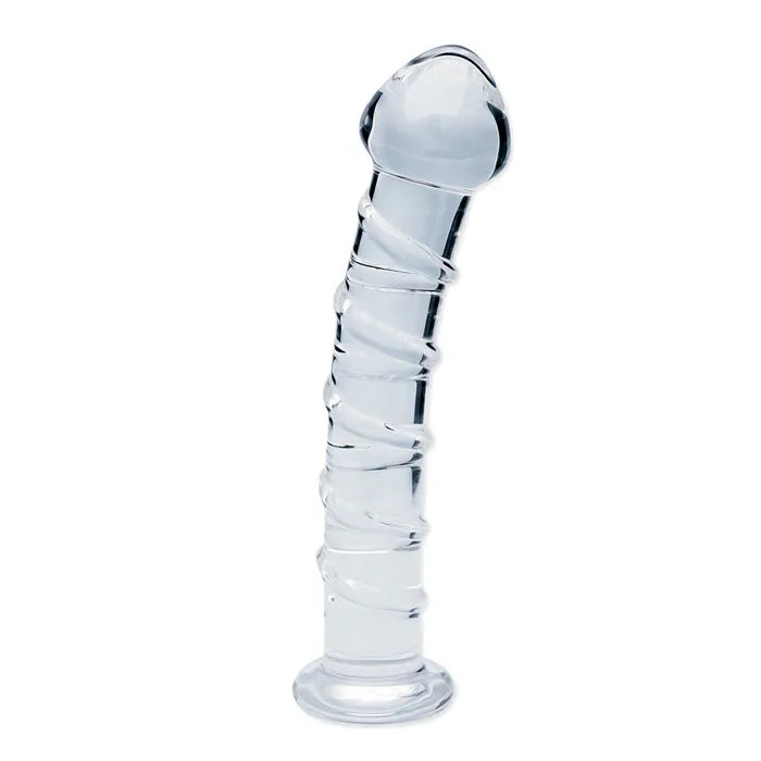 Creative Conceptions Clarity Seraphic Spiral Glass Dildo 16cm Secondary image