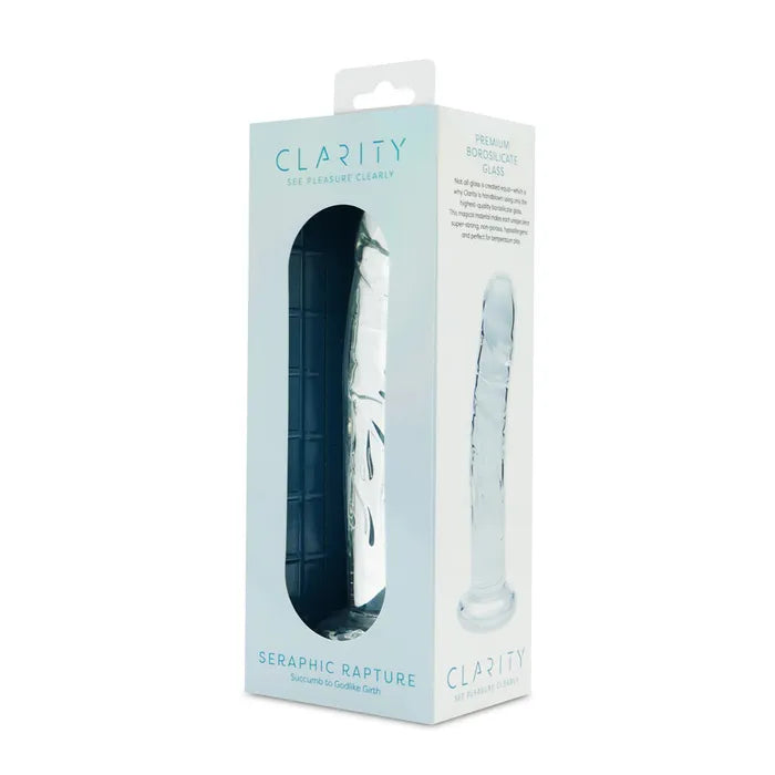Creative Conceptions Clarity Seraphic Rapture Glass Dildo 17.8cm Creative Conceptions