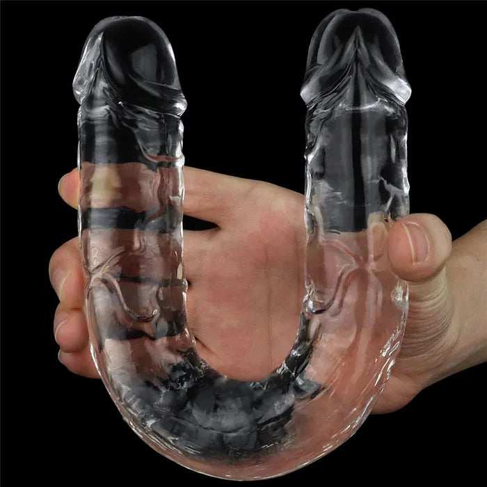 Lovetoy Flawless Clear Double Dildo 12 Inch Clear Secondary image