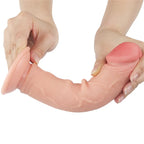 Lovetoy Sliding Skin Dual Layer Dong With Flexible Skin 8 Inch Flesh
