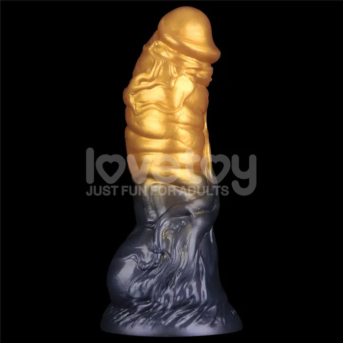 Lovetoy Aerosx Dual Density Inflatable Inflatable Fantasy Dildo Gold / Blue Lovetoy Main image