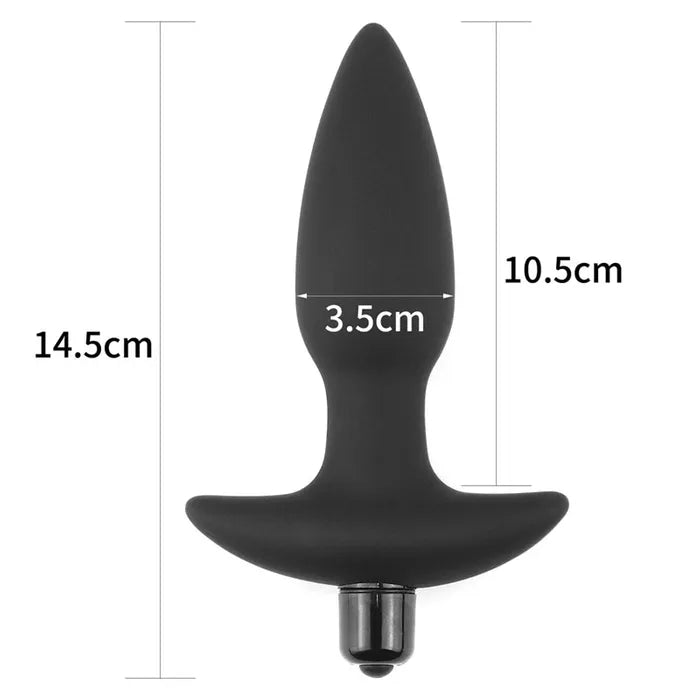 Lovetoy Anal Indulgence Collection Silicone Fantasy Vibrating Butt Plug 14.5cm Lovetoy