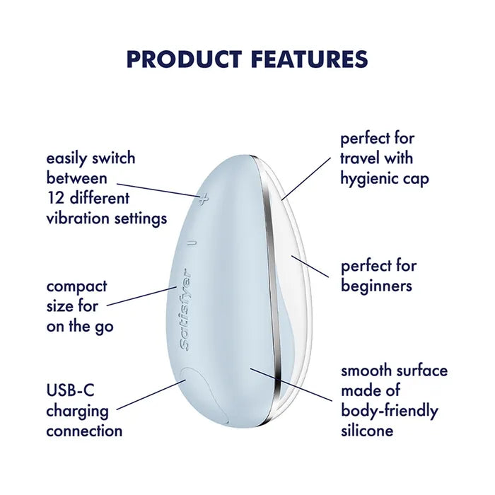 Satisfyer Drop To Go USB Rechargeable Clitoral Stimulator Satisfyer