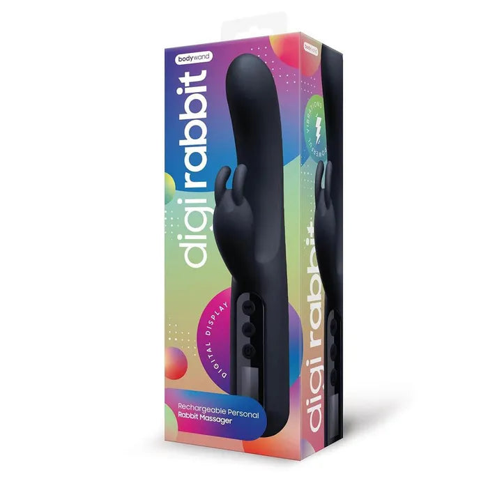 Bodywayd Digi Rabbit USB Rechargeable Rabbit Vibrator 23cm Black Secondary image