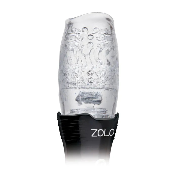 Zolo The Original Gawk Gawk USB Rechargeable Vibrating, Rotating & Thrusting Masturbator Clear